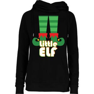 Christmas: Little Elf Womens Funnel Neck Pullover Hood