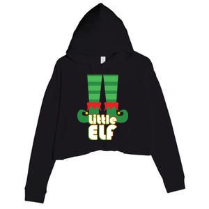 Christmas: Little Elf Crop Fleece Hoodie