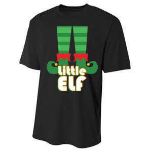 Christmas: Little Elf Performance Sprint T-Shirt