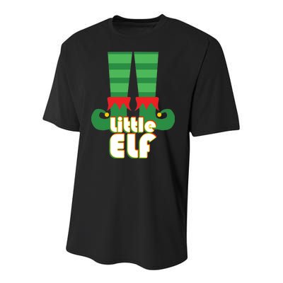 Christmas: Little Elf Youth Performance Sprint T-Shirt