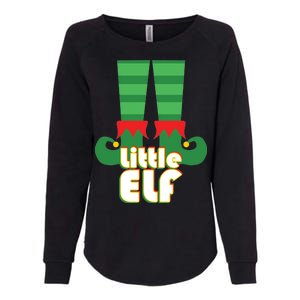 Christmas: Little Elf Womens California Wash Sweatshirt