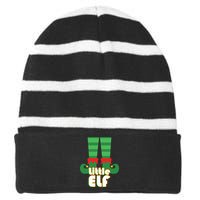 Christmas: Little Elf Striped Beanie with Solid Band