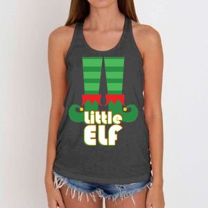 Christmas: Little Elf Women's Knotted Racerback Tank