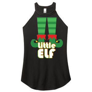 Christmas: Little Elf Women's Perfect Tri Rocker Tank