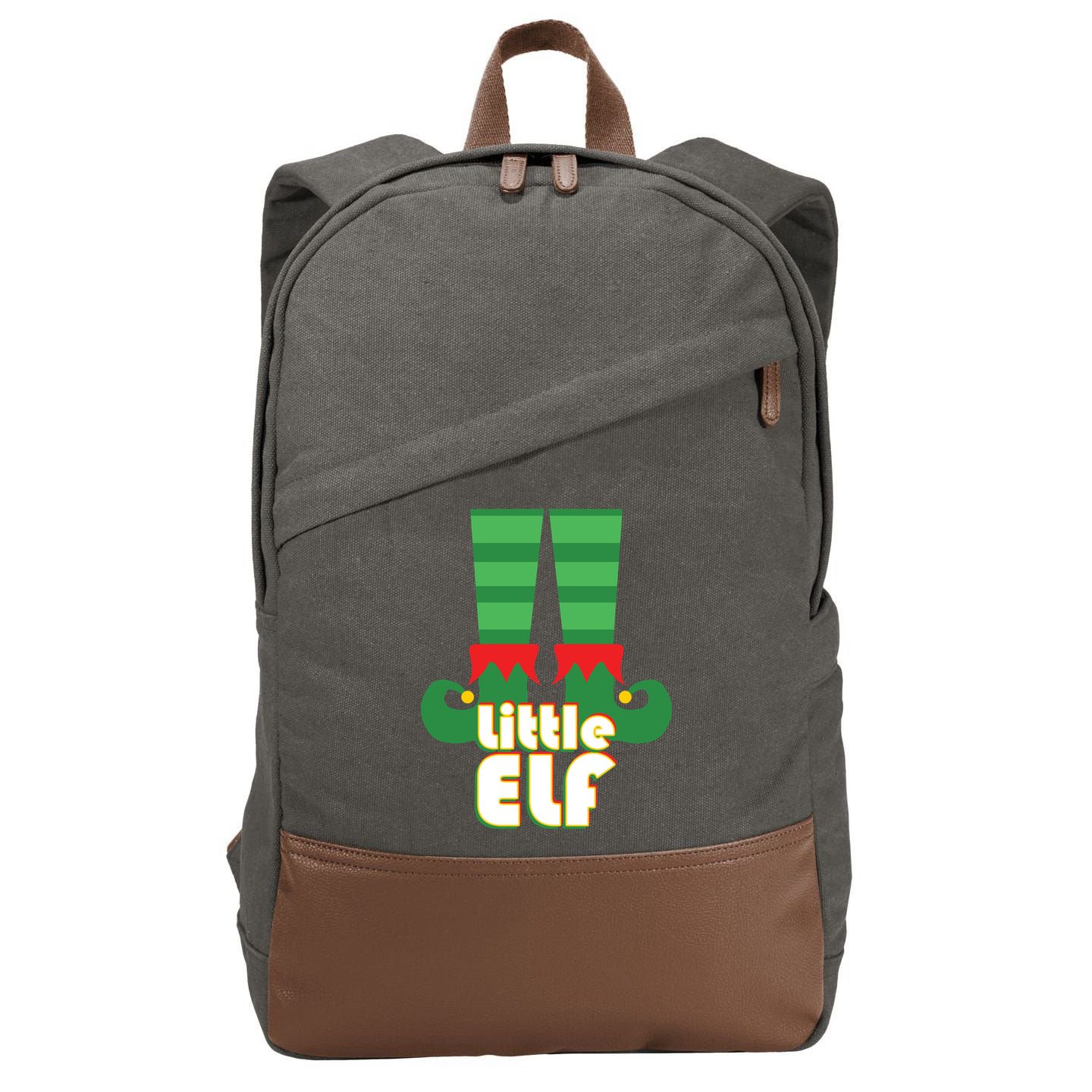 Christmas: Little Elf Cotton Canvas Backpack