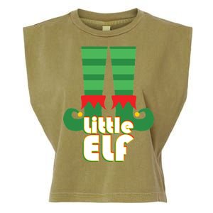 Christmas: Little Elf Garment-Dyed Women's Muscle Tee