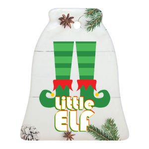 Christmas: Little Elf Ceramic Bell Ornament