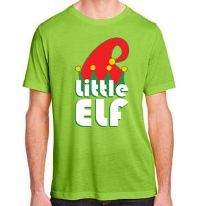 Christmas Little Elf Hat Adult ChromaSoft Performance T-Shirt