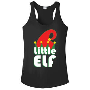 Christmas Little Elf Hat Ladies PosiCharge Competitor Racerback Tank