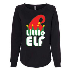 Christmas Little Elf Hat Womens California Wash Sweatshirt