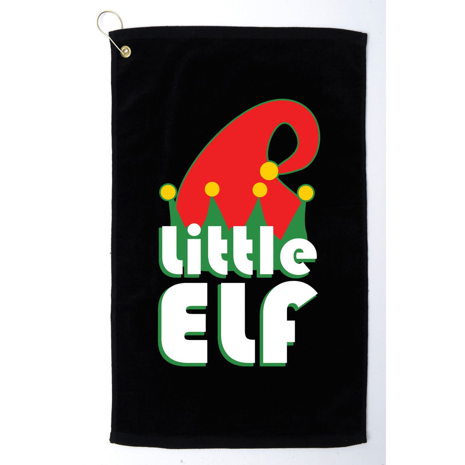 Christmas Little Elf Hat Golf Towel