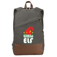 Christmas Little Elf Hat Cotton Canvas Backpack