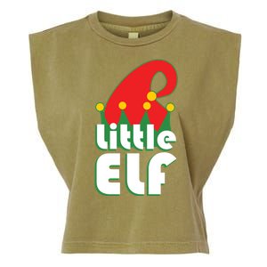 Christmas Little Elf Hat Garment-Dyed Women's Muscle Tee