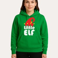 Christmas Little Elf Hat Hoodie