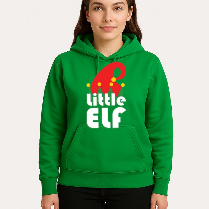 Christmas Little Elf Hat Hoodie