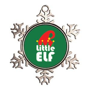 Christmas Little Elf Hat Metallic Star Ornament