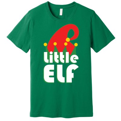 Christmas Little Elf Hat Premium T-Shirt