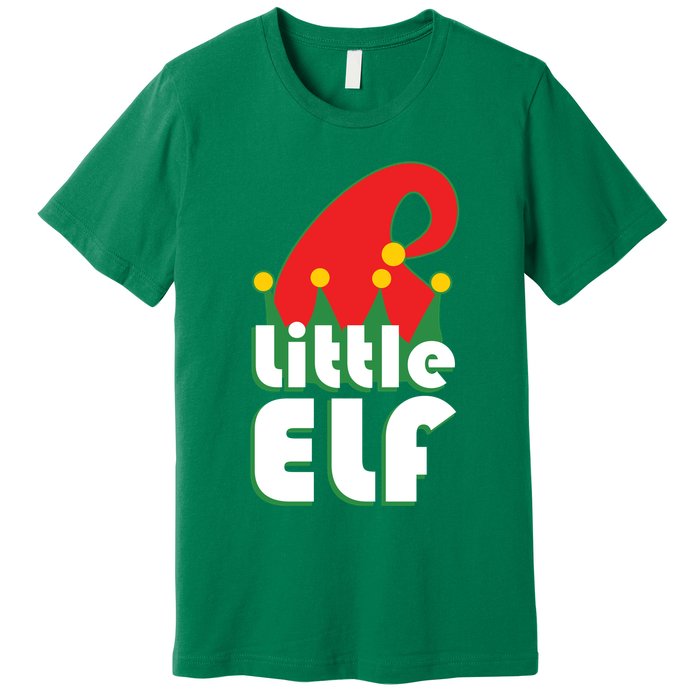 Christmas Little Elf Hat Premium T-Shirt