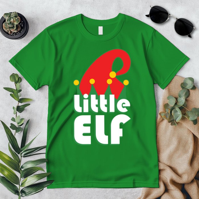 Christmas Little Elf Hat Premium T-Shirt