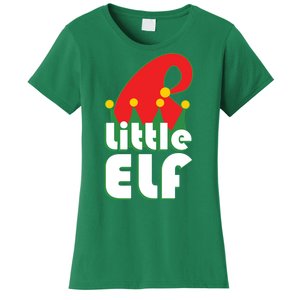 Christmas Little Elf Hat Women's T-Shirt