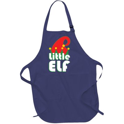 Christmas Little Elf Hat Full-Length Apron With Pockets