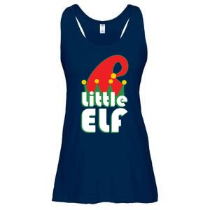 Christmas Little Elf Hat Ladies Essential Flowy Tank