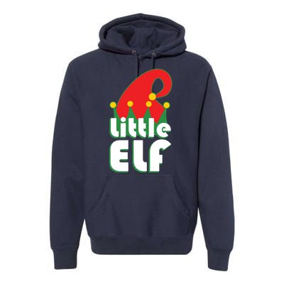 Christmas Little Elf Hat Premium Hoodie