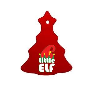 Christmas Little Elf Hat Ceramic Tree Ornament