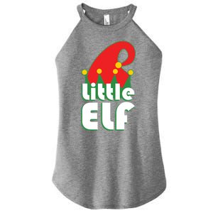 Christmas Little Elf Hat Women's Perfect Tri Rocker Tank