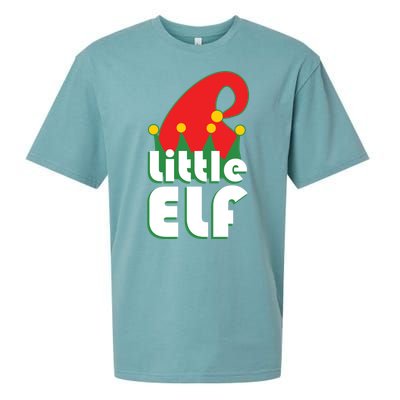 Christmas Little Elf Hat Sueded Cloud Jersey T-Shirt