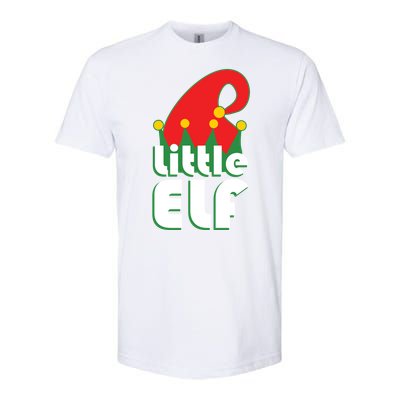 Christmas Little Elf Hat Softstyle® CVC T-Shirt