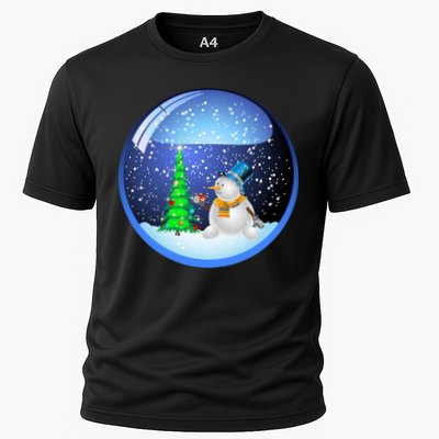 Christmas Little Snowman Globe Performance Shirt