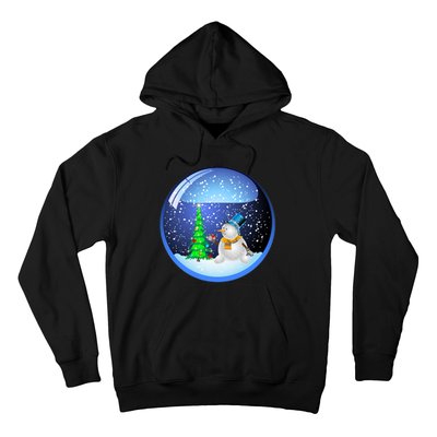 Christmas Little Snowman Globe Hoodie