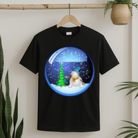Christmas Little Snowman Globe T-Shirt
