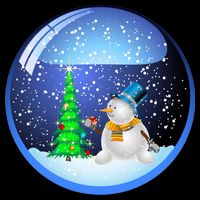 Christmas Little Snowman Globe T-Shirt