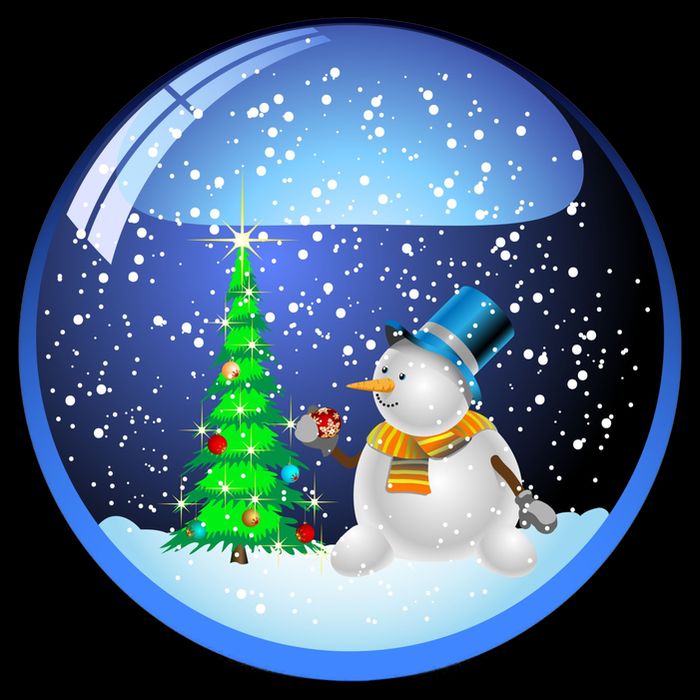 Christmas Little Snowman Globe T-Shirt