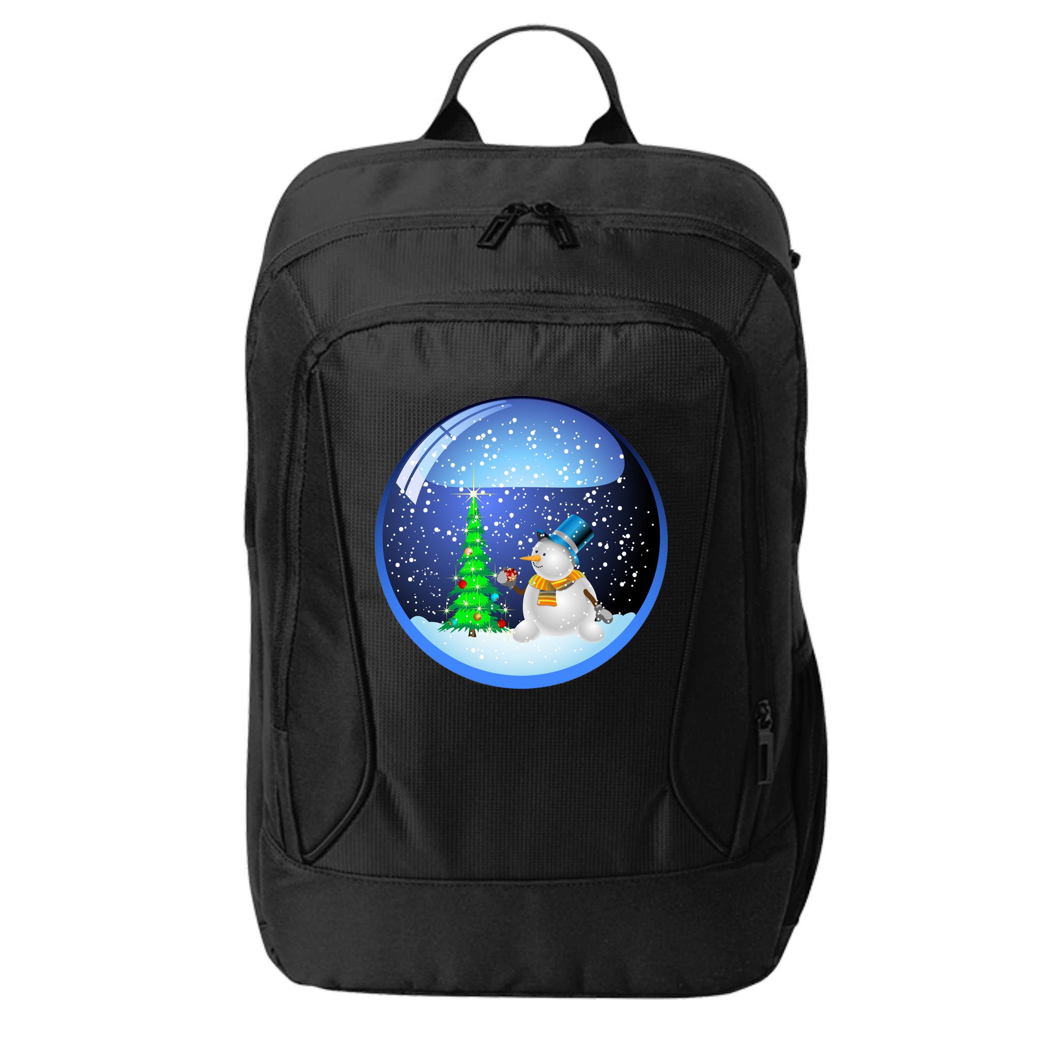 Christmas Little Snowman Globe City Backpack