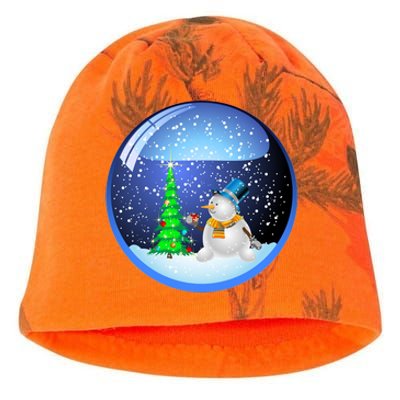 Christmas Little Snowman Globe Kati - Camo Knit Beanie