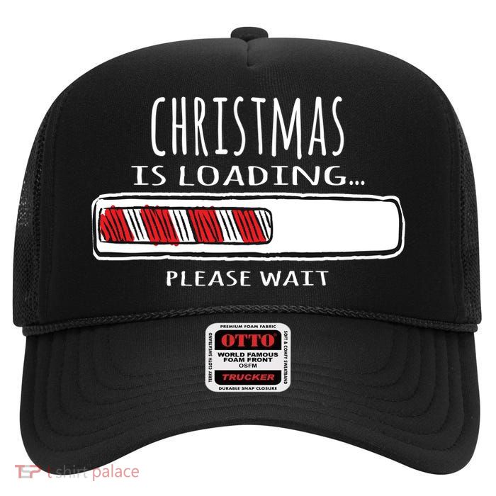 Christmas Loading... High Crown Mesh Back Trucker Hat