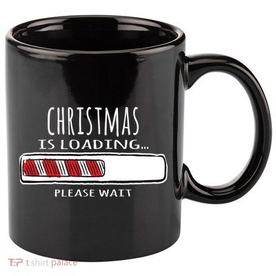 Christmas Loading... 11oz C Handle Ceramic Mug