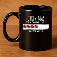 Christmas Loading... 11oz C Handle Ceramic Mug