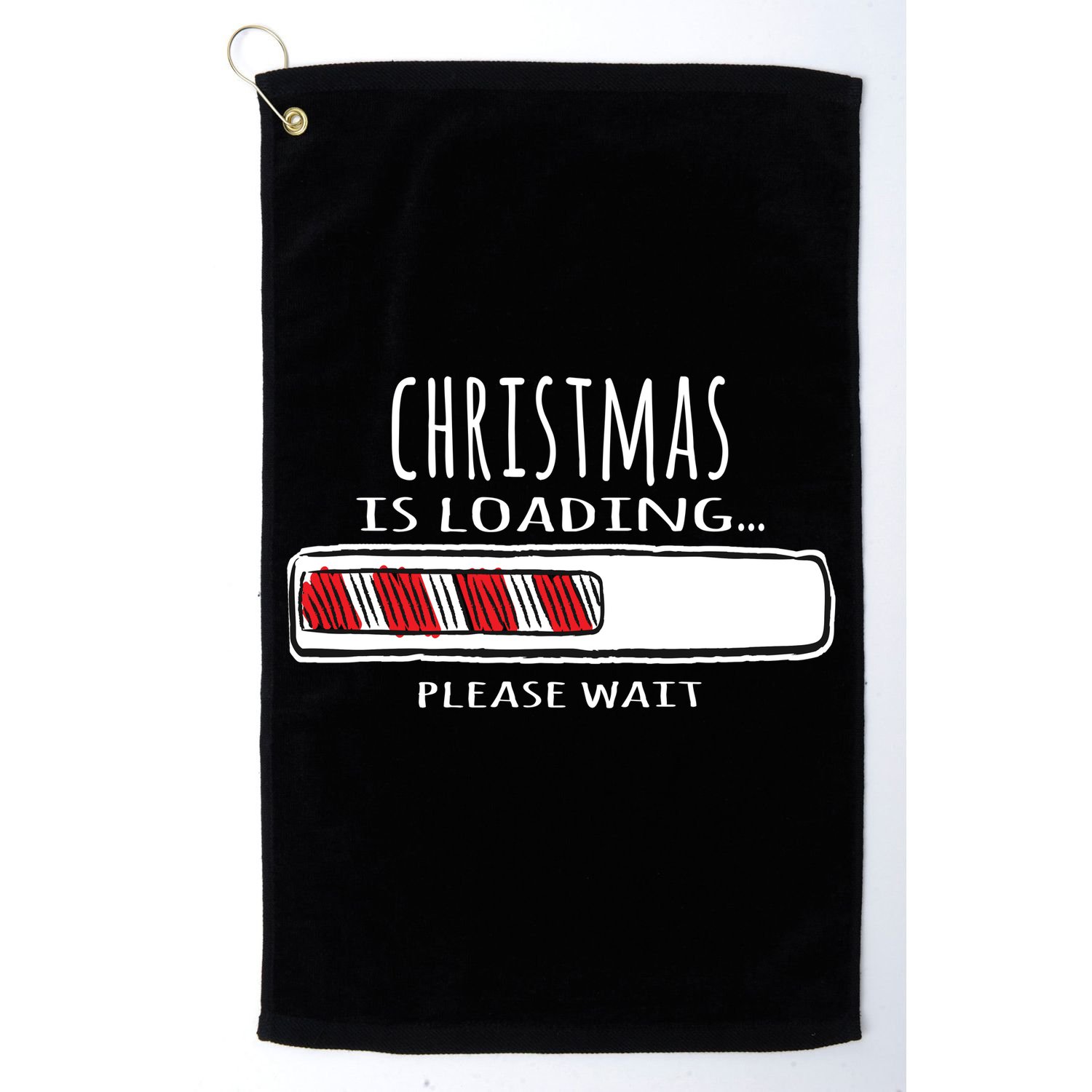 Christmas Loading... Golf Towel