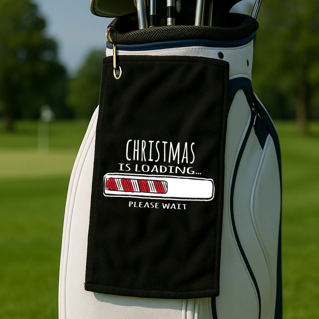 Christmas Loading... Golf Towel