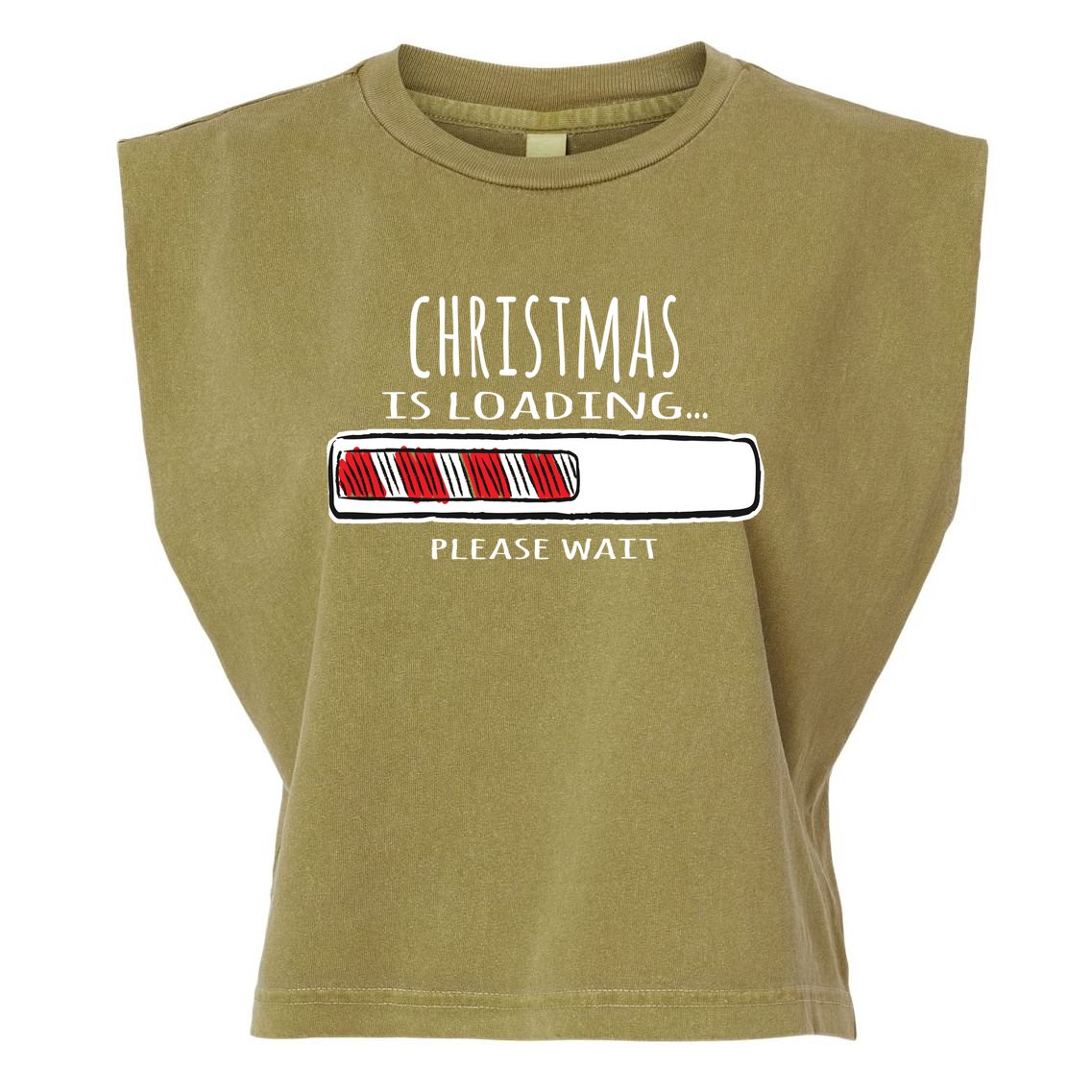 Christmas Loading... Garment-Dyed Women's Muscle Tee