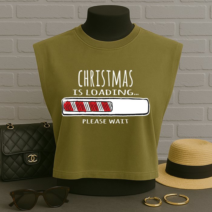Christmas Loading... Garment-Dyed Women's Muscle Tee