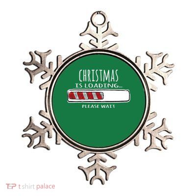 Christmas Loading... Metallic Star Ornament