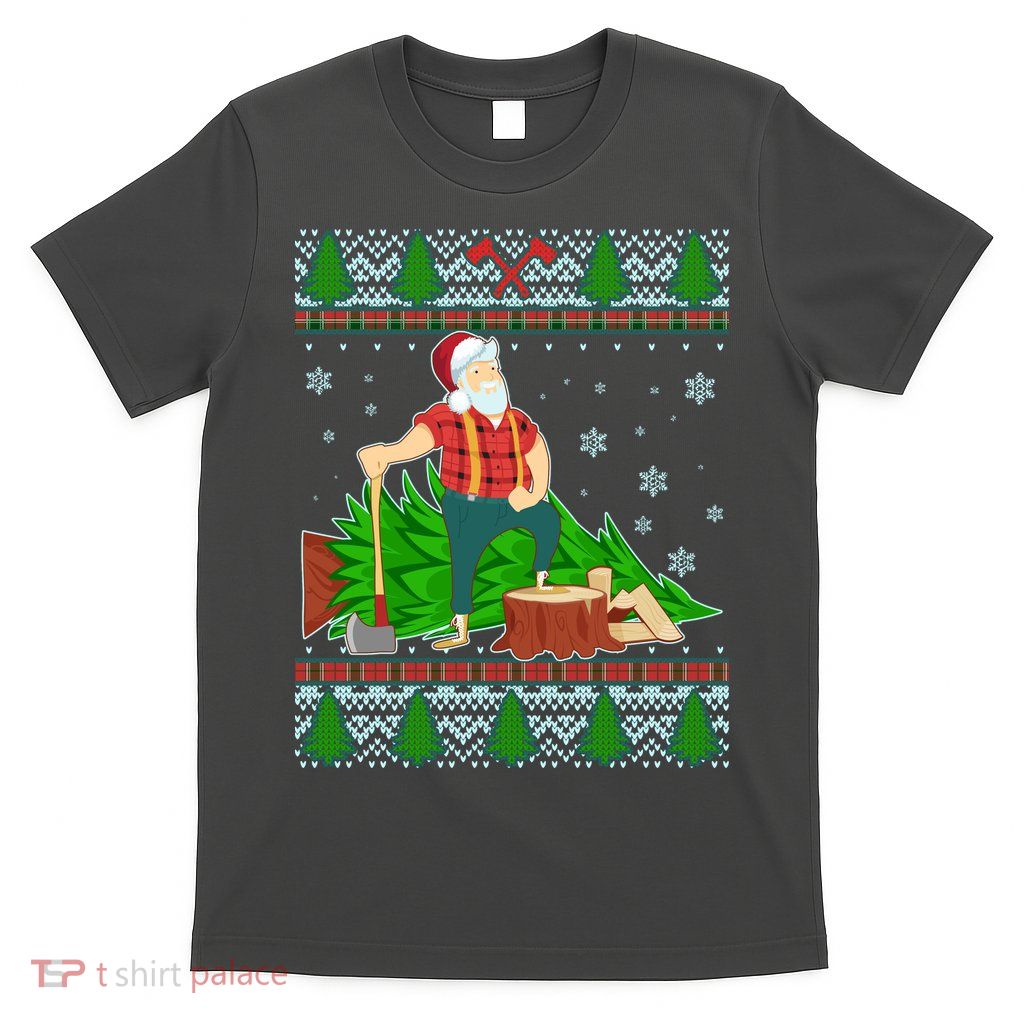 Christmas Lumber Santa Claus T-Shirt