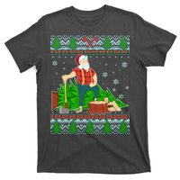 Christmas Lumber Santa Claus T-Shirt