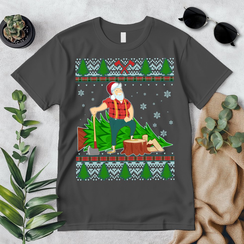 Christmas Lumber Santa Claus Premium T-Shirt