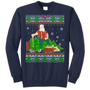 Christmas Lumber Santa Claus Sweatshirt